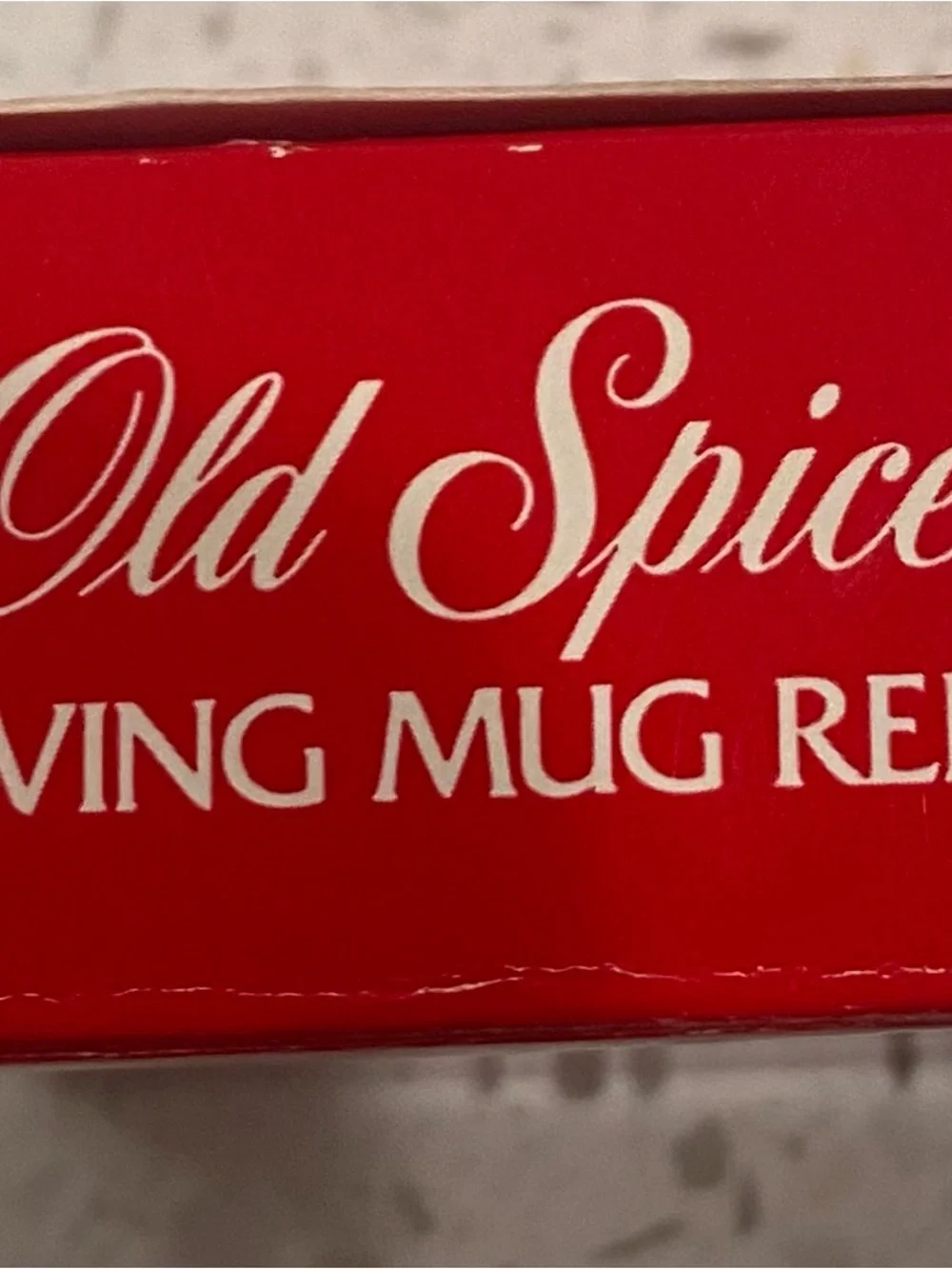 Old Spice Shaving Mug Refill 3 oz Vintage NOS Sealed Barbershop Grooming Collect